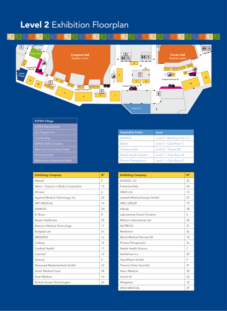 ESPEN 2025 Floor Plan